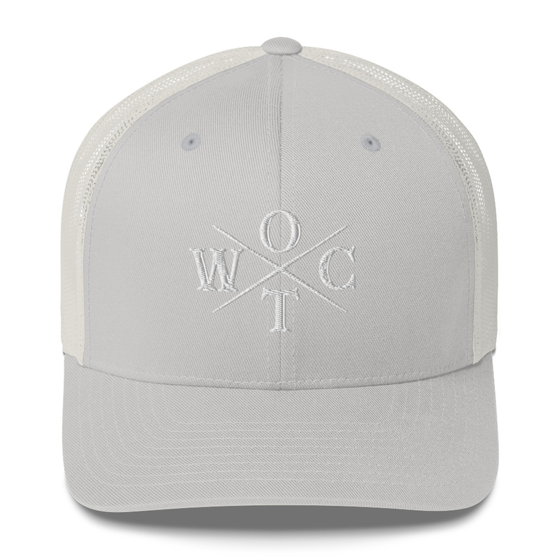 OTWC - Trucker Cap - White Text – One size, Silver