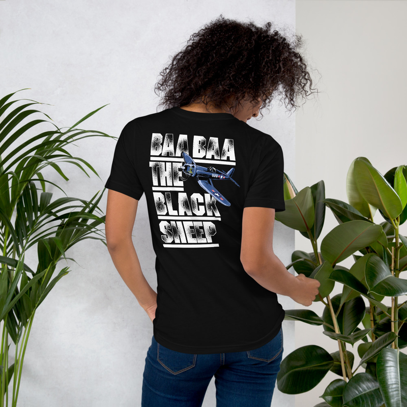 Unisex t-shirt (front and back designs)