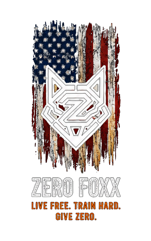 American Flag — Live Free. Train Hard. | Tee — Front Print