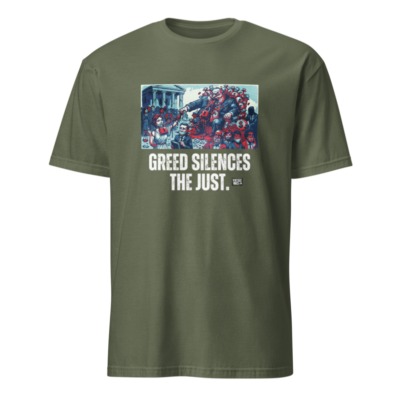 GREED silences THE JUST – S, Military Green