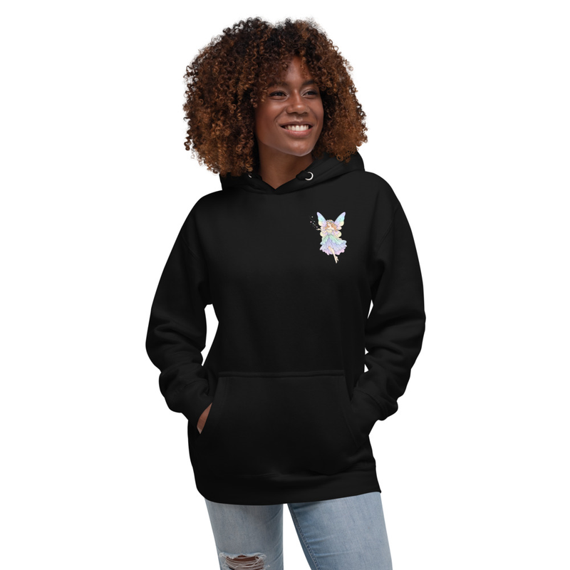 Women's Enchanted Fairy Premium Pullover Hoodie | Soft Fleece Cotton Blend Hoodie