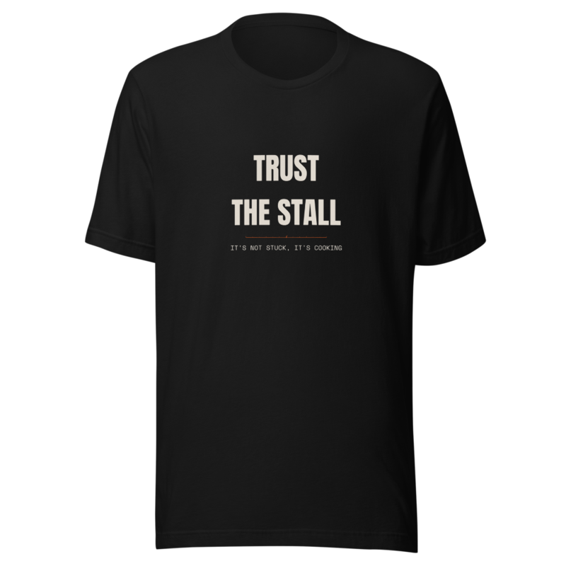TRUST THE STALL Tee mockup