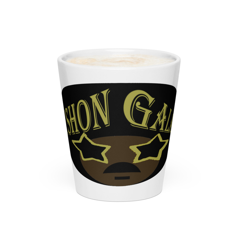 A'shon Galaxy Logo Latte mug