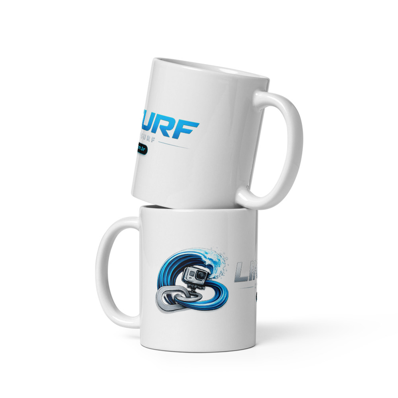 Linksurf White glossy mug