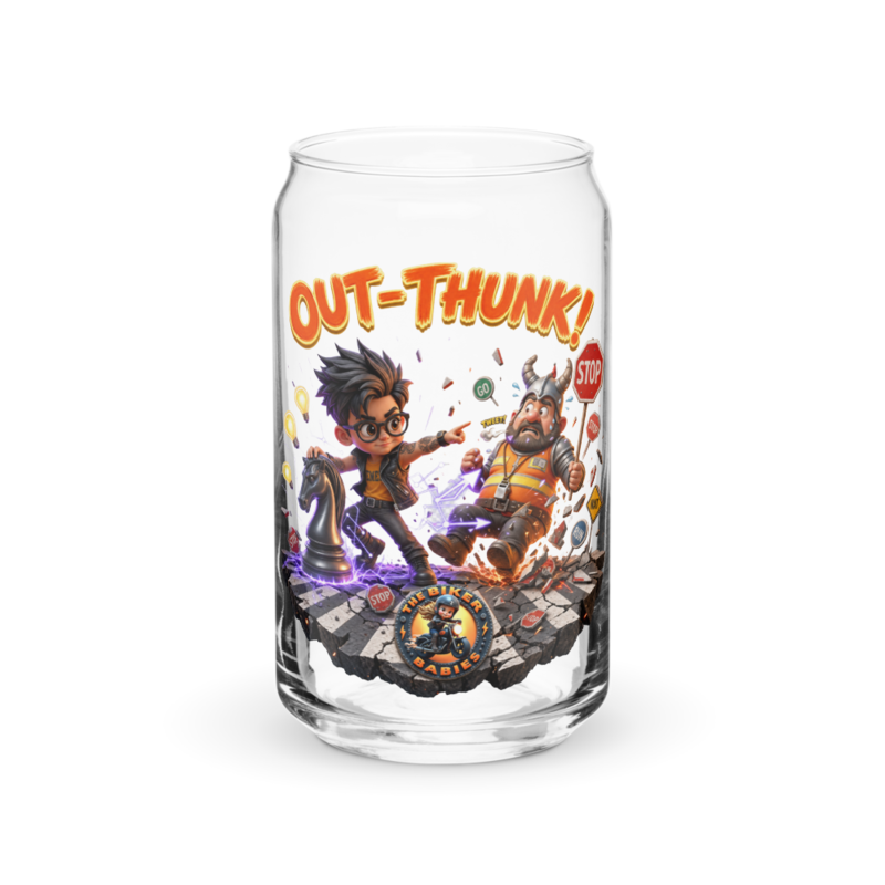 Out Thunk 16oz Can Glass