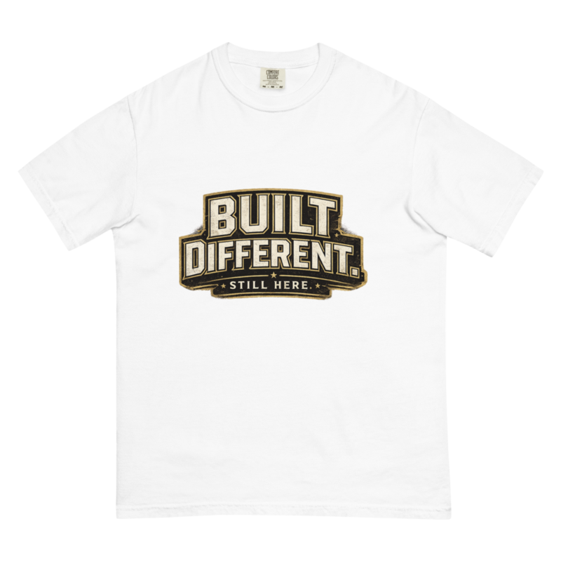 BUILT DIFFERENT Premium Heavyweight Tee
