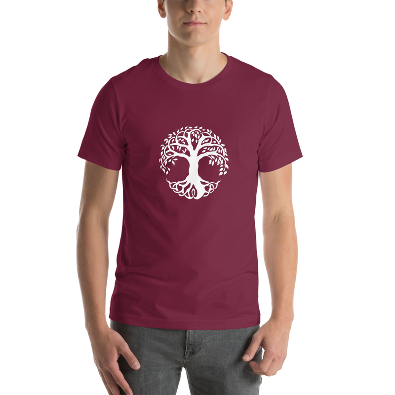 Yggdrasil Unisex t-shirt – XL, Maroon