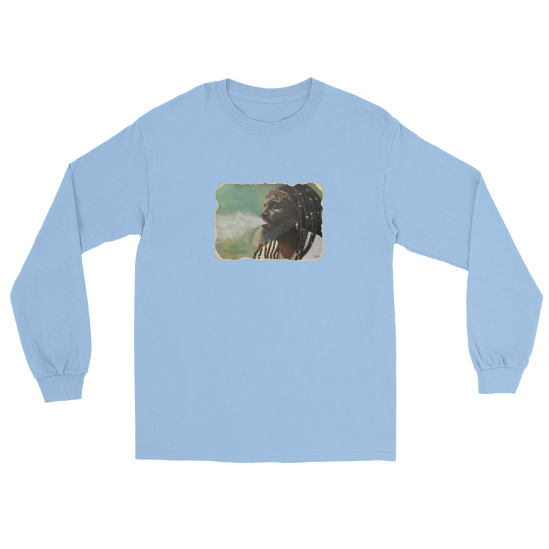 Mellow King - Unisex Long Sleeve Shirt – M, Light Blue