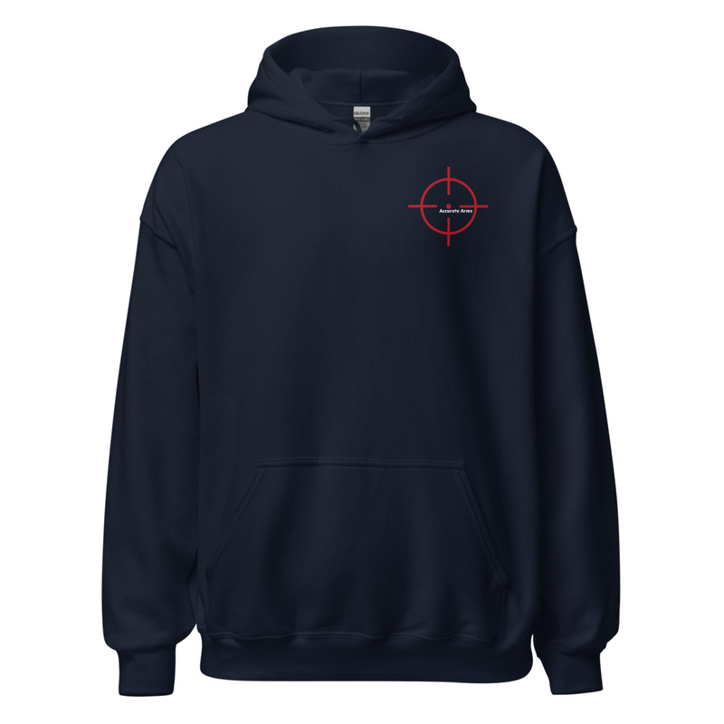 Accurate Arms Unisex Hoodie – S, Navy