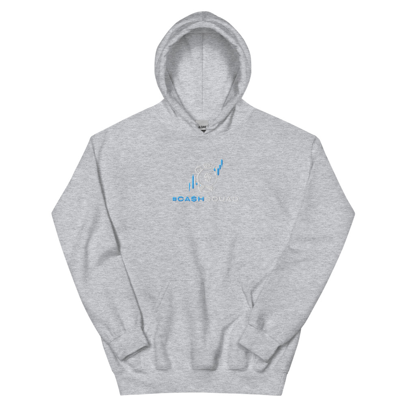 #CashSquad Embroidered Hoodie v.1 – M, Sport Grey