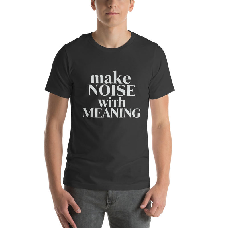 Make Noise With Meaning - Midnight Tone – XS, Dark Grey
