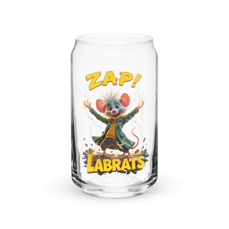 Ziggy Zappertail Zap 16oz Can Glass