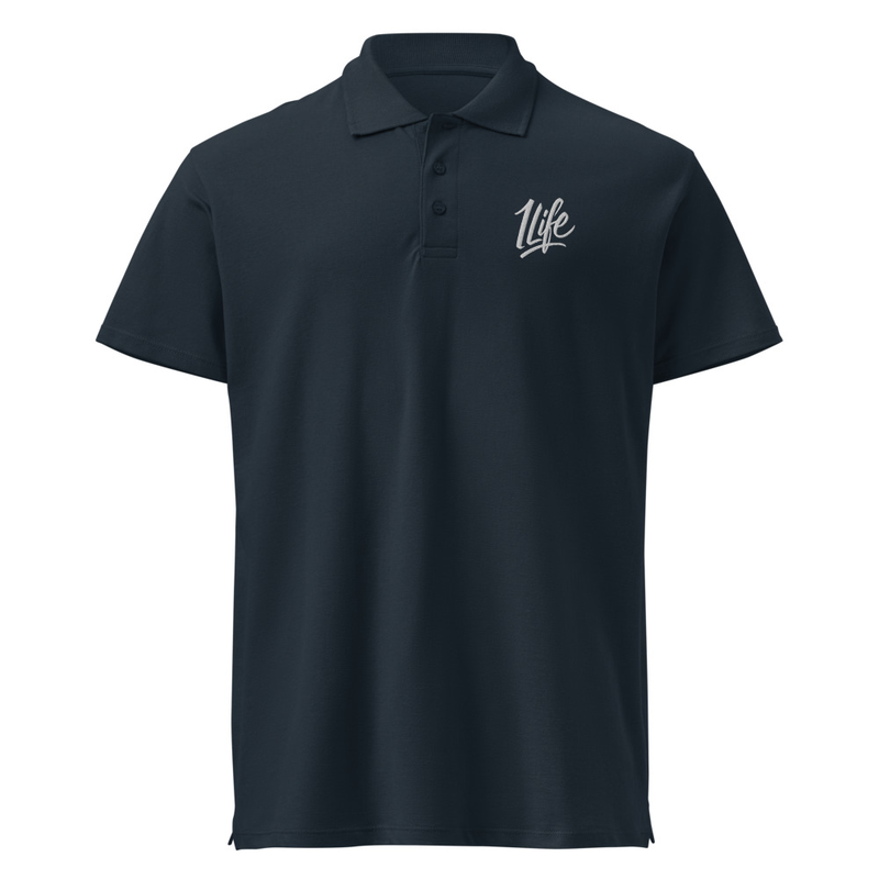 1Life // Premium pique polo shirt