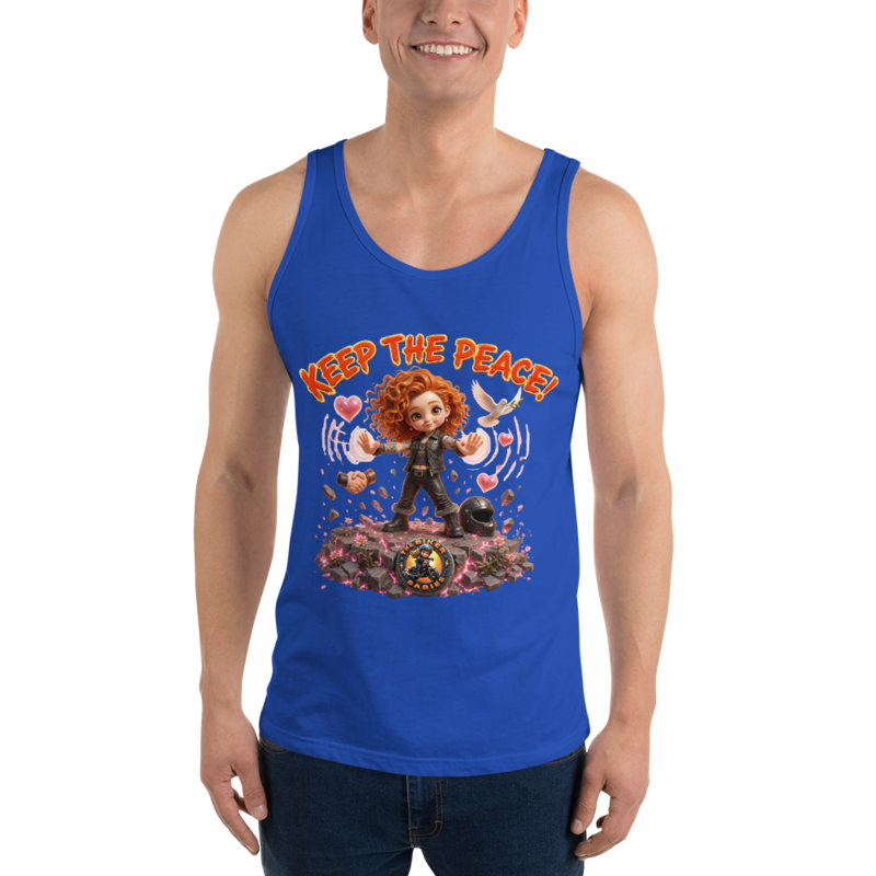 Cinnamon Keep The Peace Vest Tank