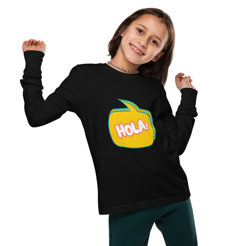 Youth long sleeve tee - Hola! 1