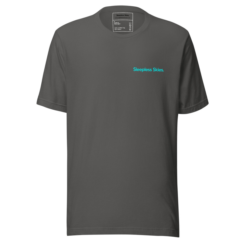 SS Teal Logo Bella 3001 – M, Asphalt