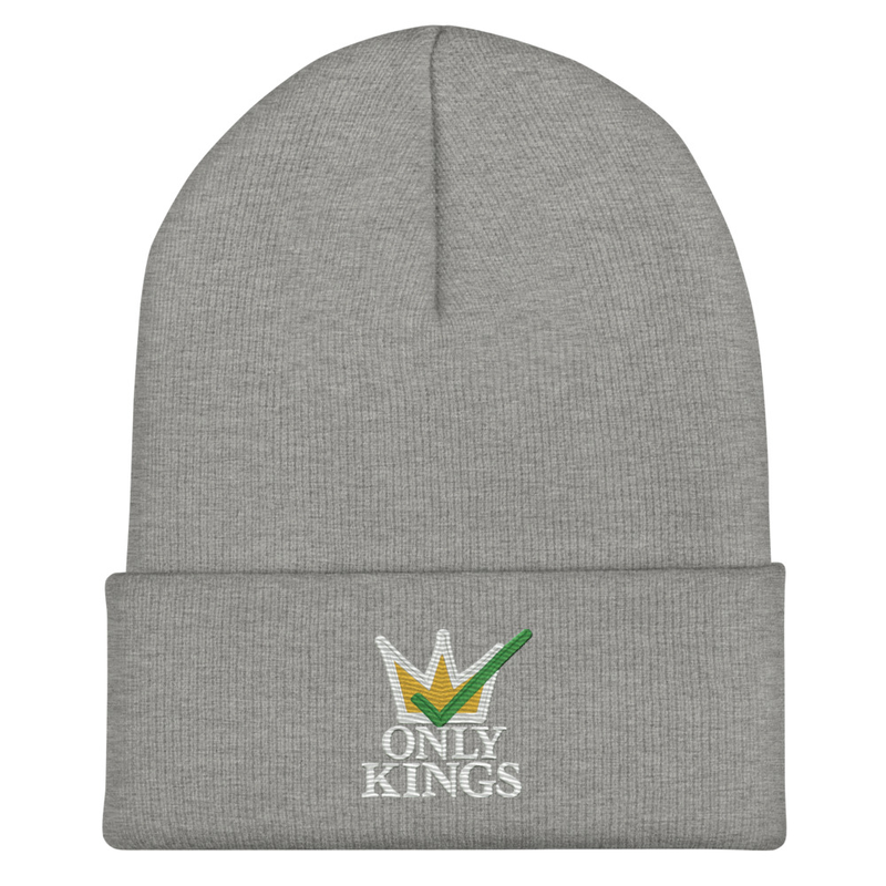 Cuffed Beanie – One size, Heather Grey