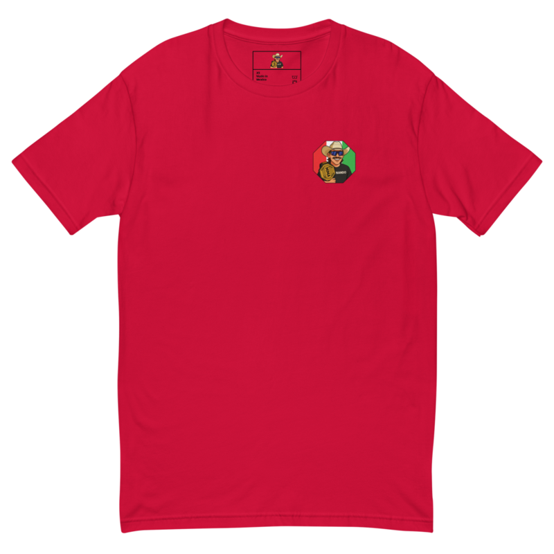 "Nando" Short Sleeve T-shirt – XS, Red