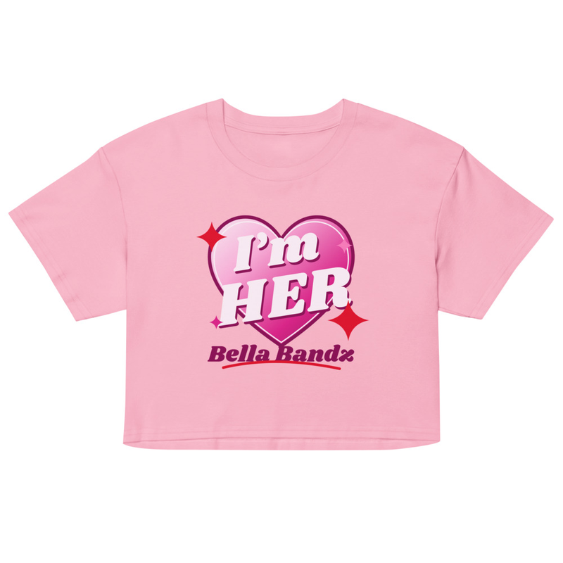 Bella Bandz I’m Her Heart Crop Tee
