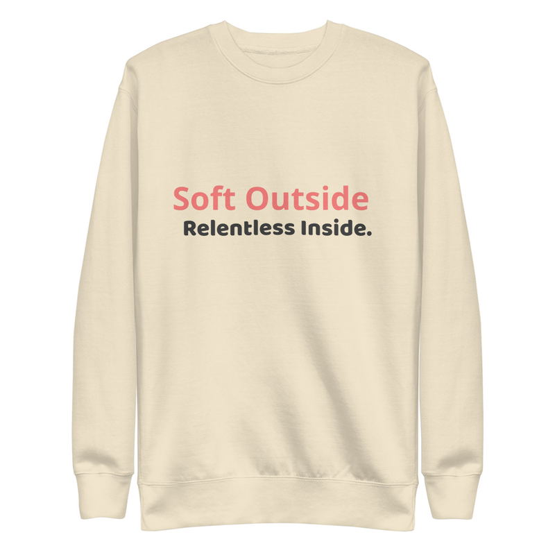 Soft outside. Relentless inside.  – S, Bone