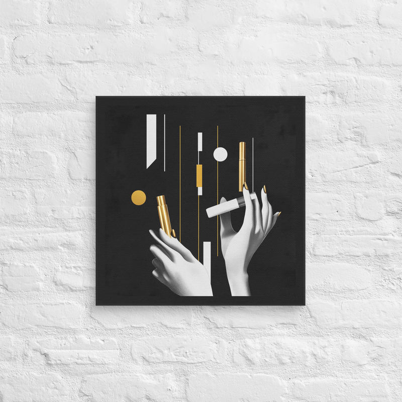 Simple Make up Art on Canvas