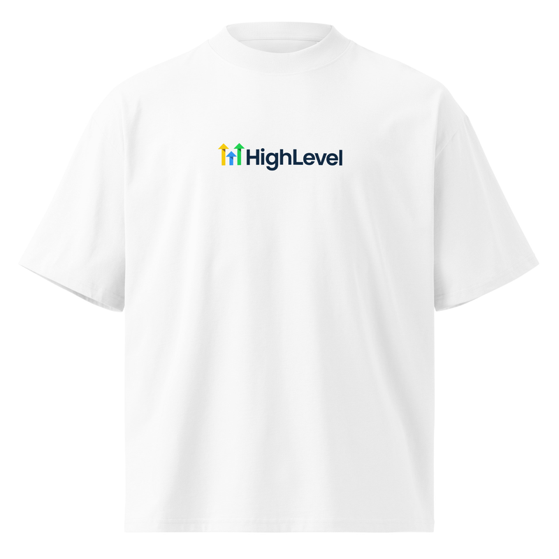 HighLevel Oversized High Neck T Shirt