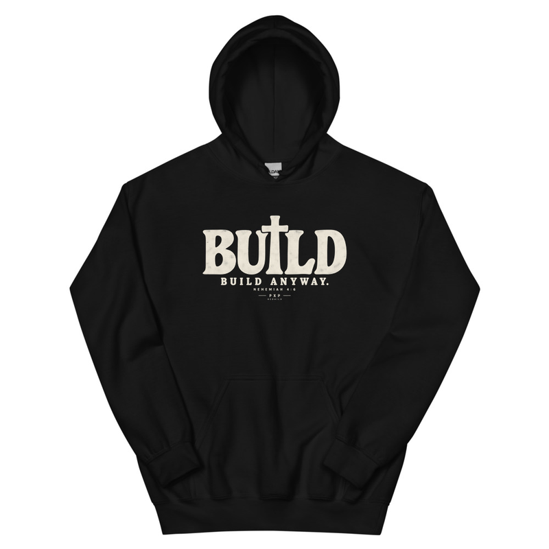 Unisex Hoodie Build – S, Black