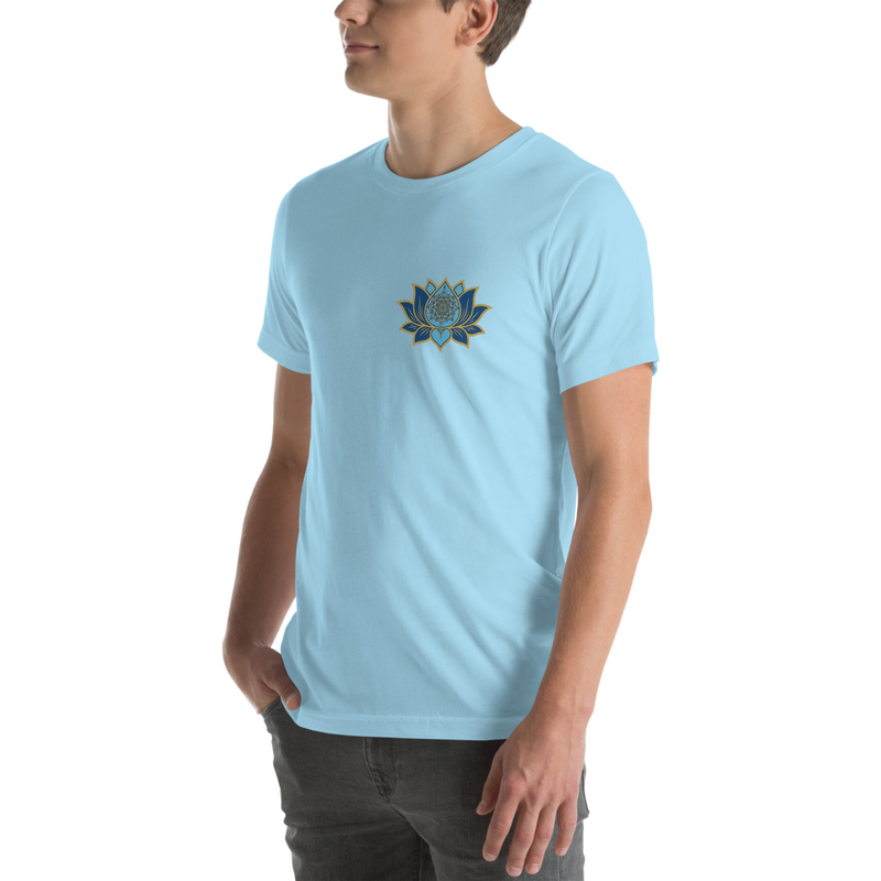 Blue Lotus Tee – XL, Ocean Blue
