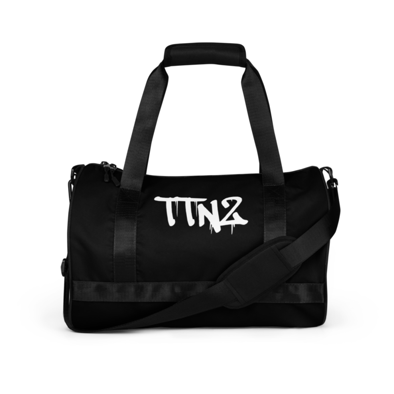 TTN2 GYM DUFFLE WHITE TXT
