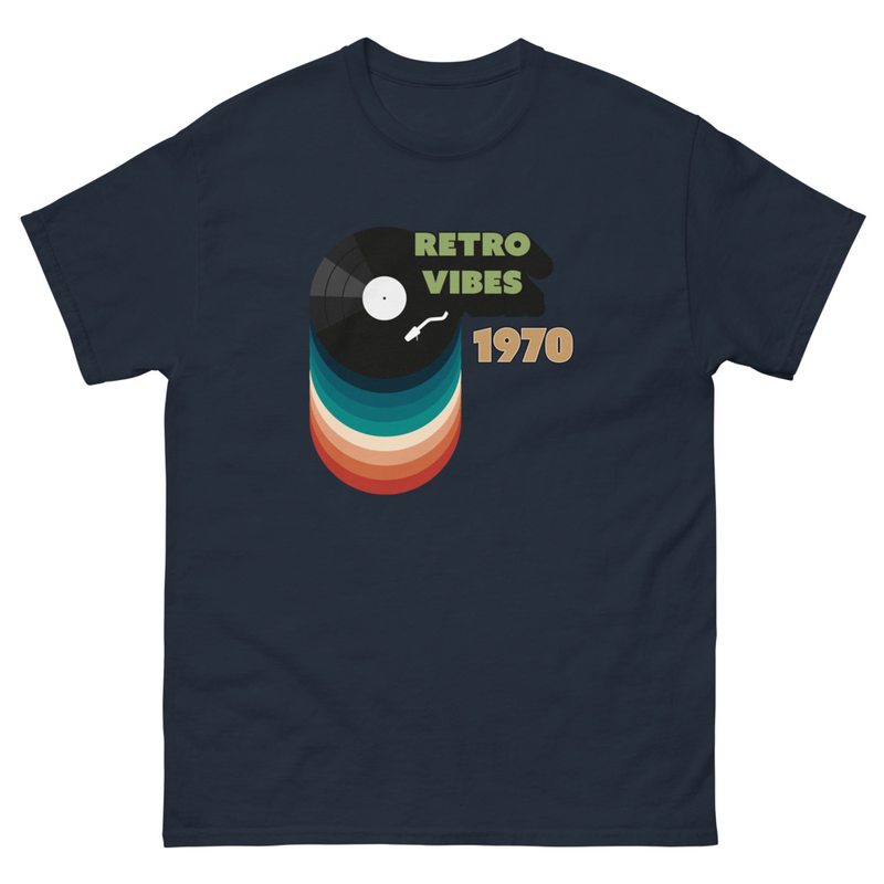 Retro Vibes 1970 - Unisex Statement T-Shirt Leipzig