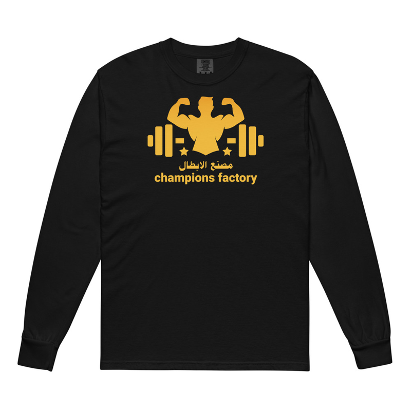 Logo Long Sleeve Tee, Black