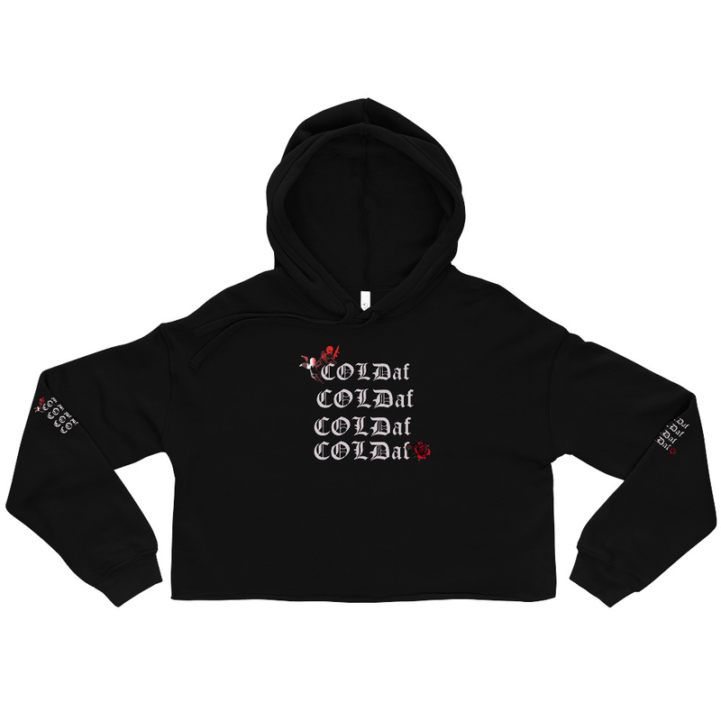 COLD af Crop Hoodie