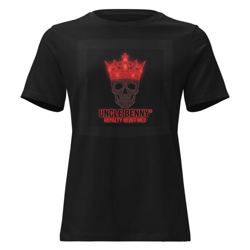 Uncle Benny ® Skull Crown T-Shirt Neon Red EST. 2020