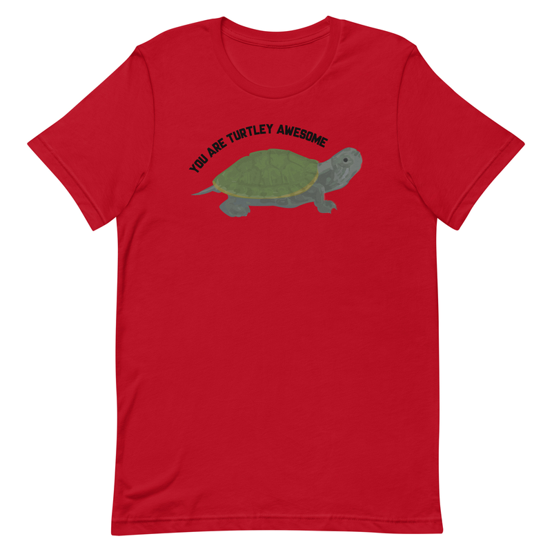 You Are Turtley Awesome ! Men’s Premium T Shirt - you are totally awesome, awesome pun shirt, puns, funny, funny shirt