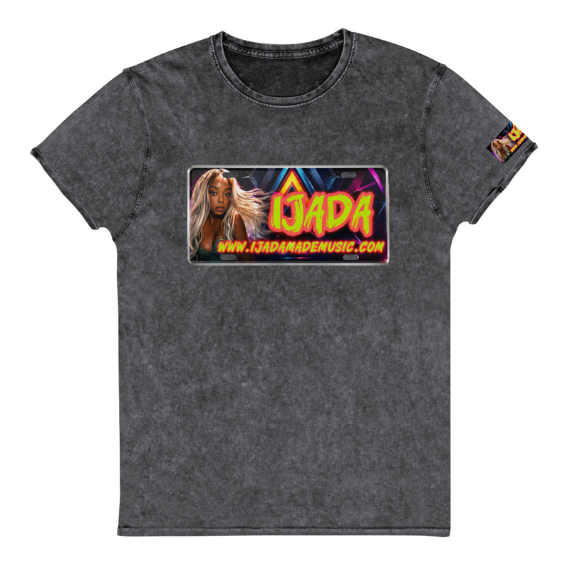 Denim "ijada Vanity License Plate" T-Shirt