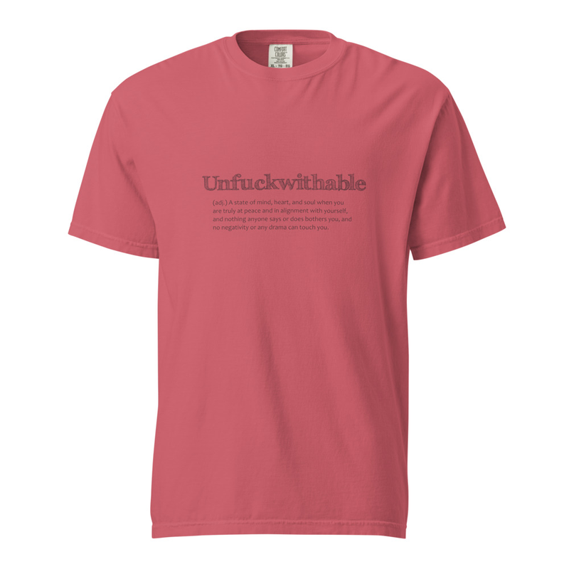 Vintage "Unfuckwithable" Tee | Watermelon Red