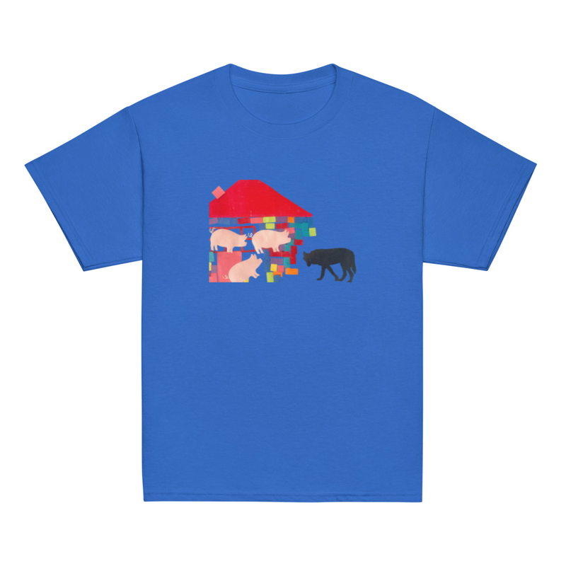 The Wolf - Youth Tee – XS, Royal
