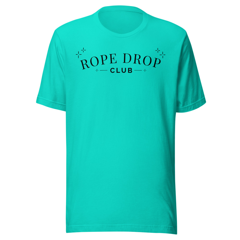 Rope Drop Club Tee – XL, Teal