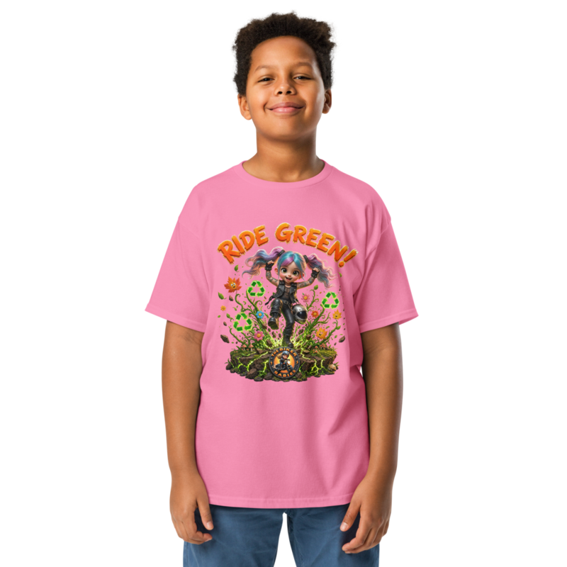 Harper Ride Green Kids T-Shirt
