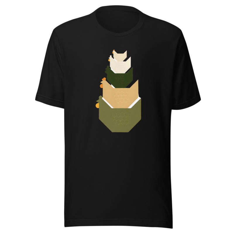 Flock Stack Minimal Tee (Artist Series) mockup