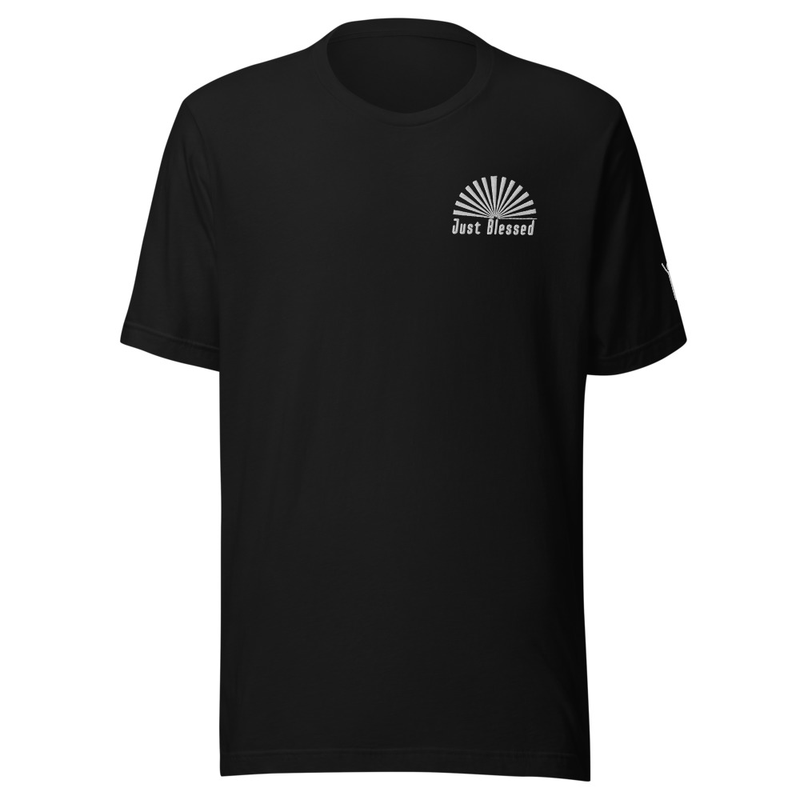 Just Blessed T-shirt – M, Black