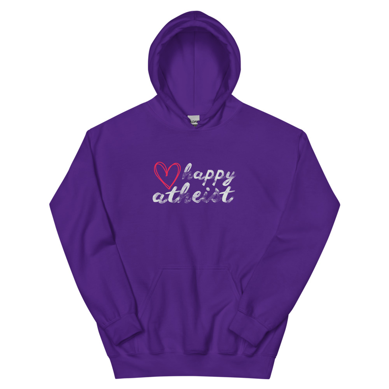 Happy Atheist Hoodie product view 2