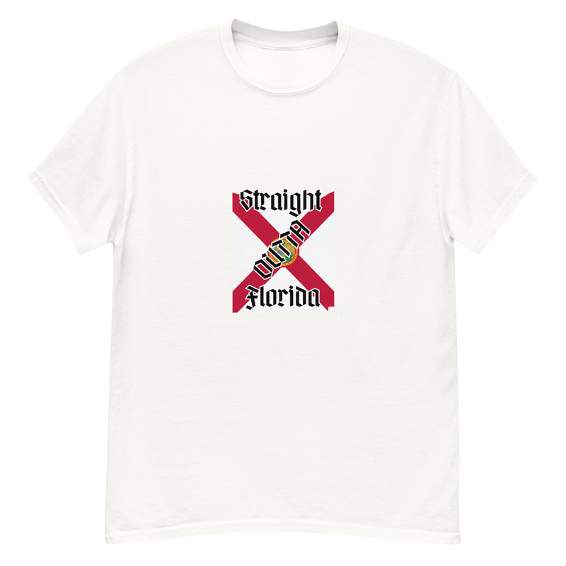 Straight Outta Florida - tee – S, White