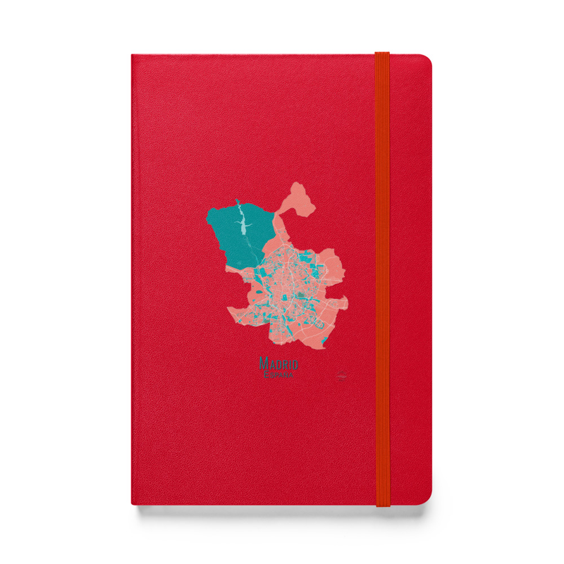 Hardcover bound notebook view 3