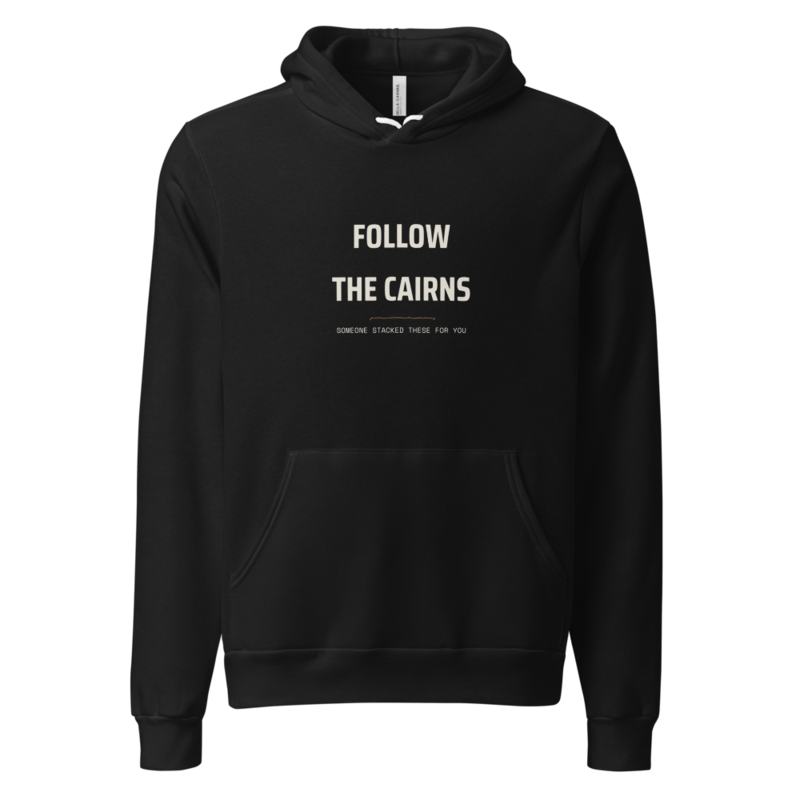 FOLLOW THE CAIRNS Hoodie mockup