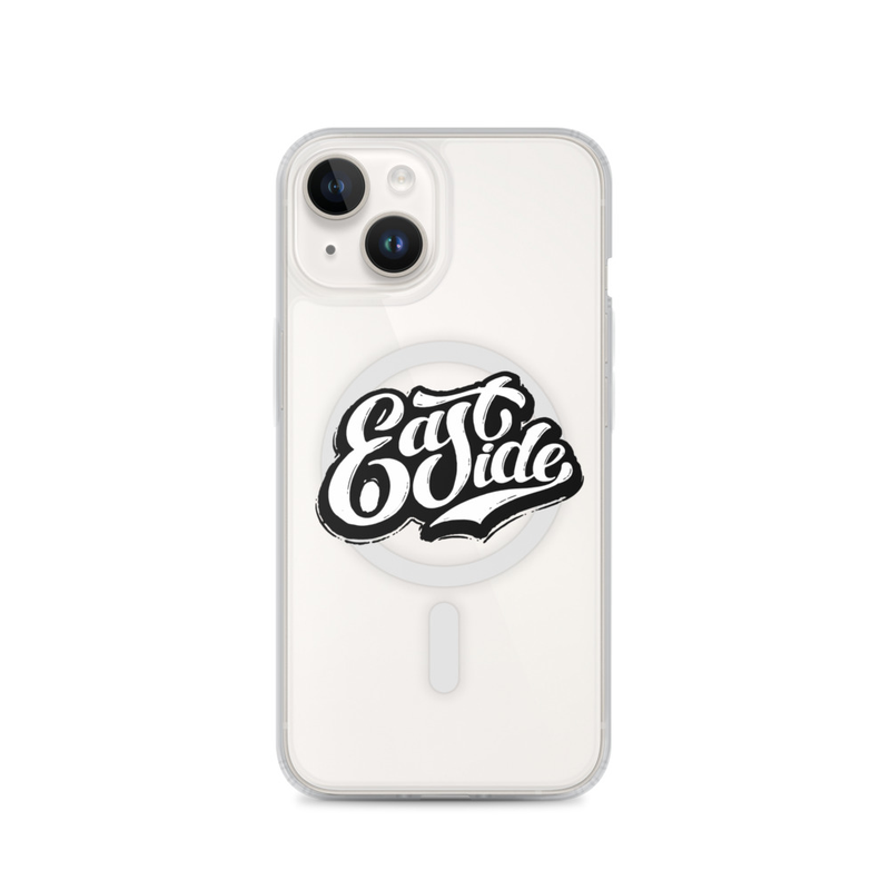 EastSide Dark Logo MagSafe® clear case for iPhone® – iPhone 14