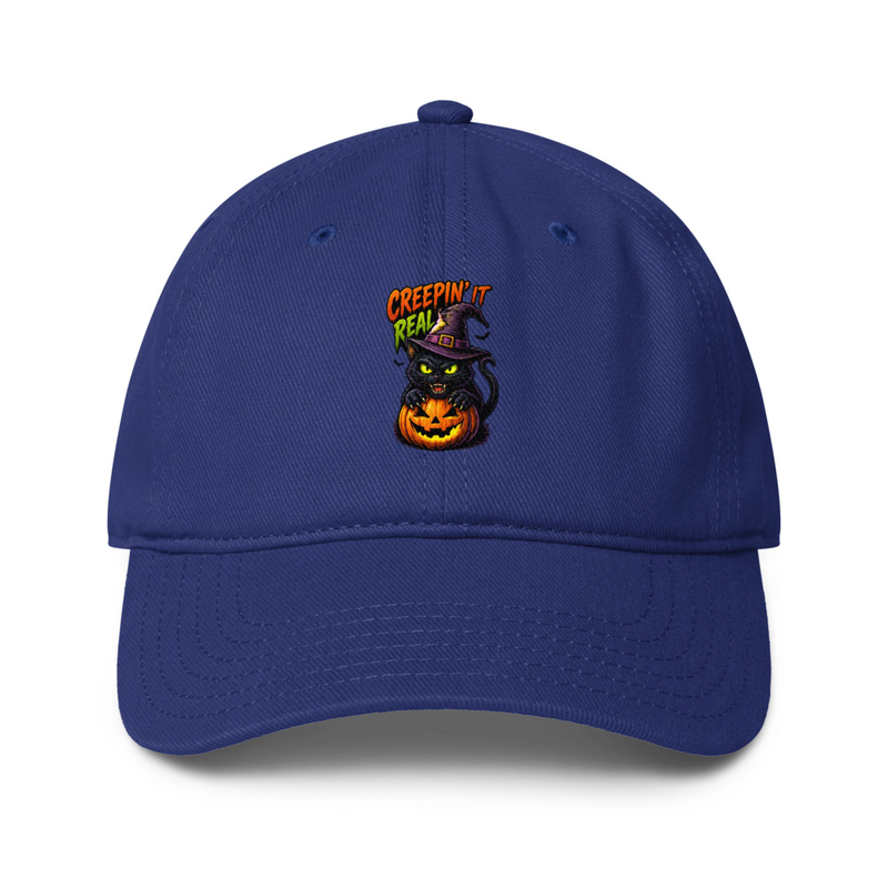 Creep'n it Real Low-profile baseball cap – One size, Royal
