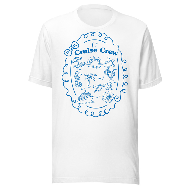 Cruise Crew Tee – XS, White