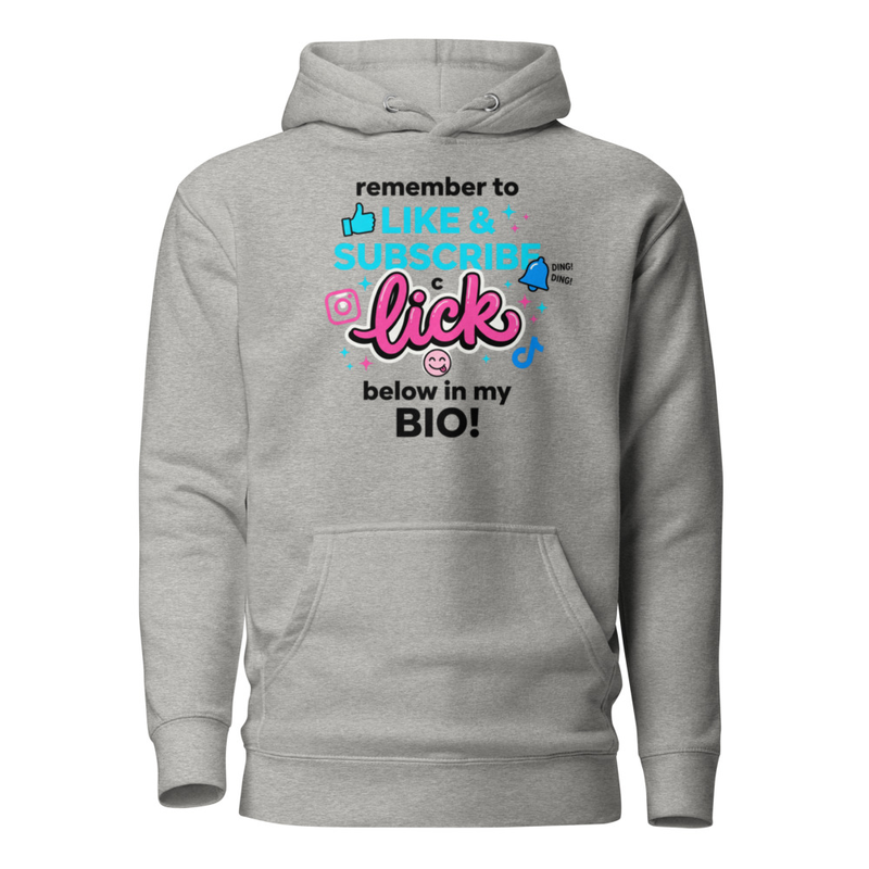Remember to like and Subscribe Hoodie