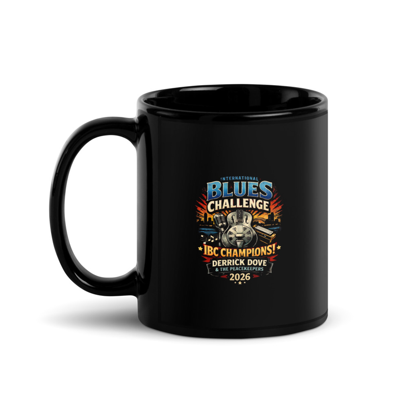 International Blues Challenge Band Champions Black Glossy Mug